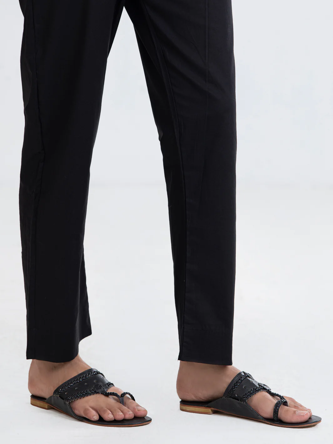 Black Cambric Trousers - AL-T-645 - Image 3