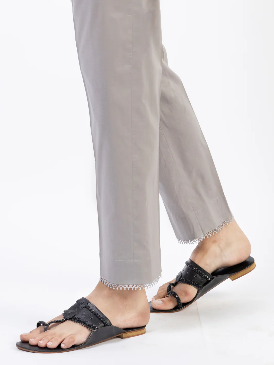 Grey Lawn Trousers - AL-T-679 - Image 2