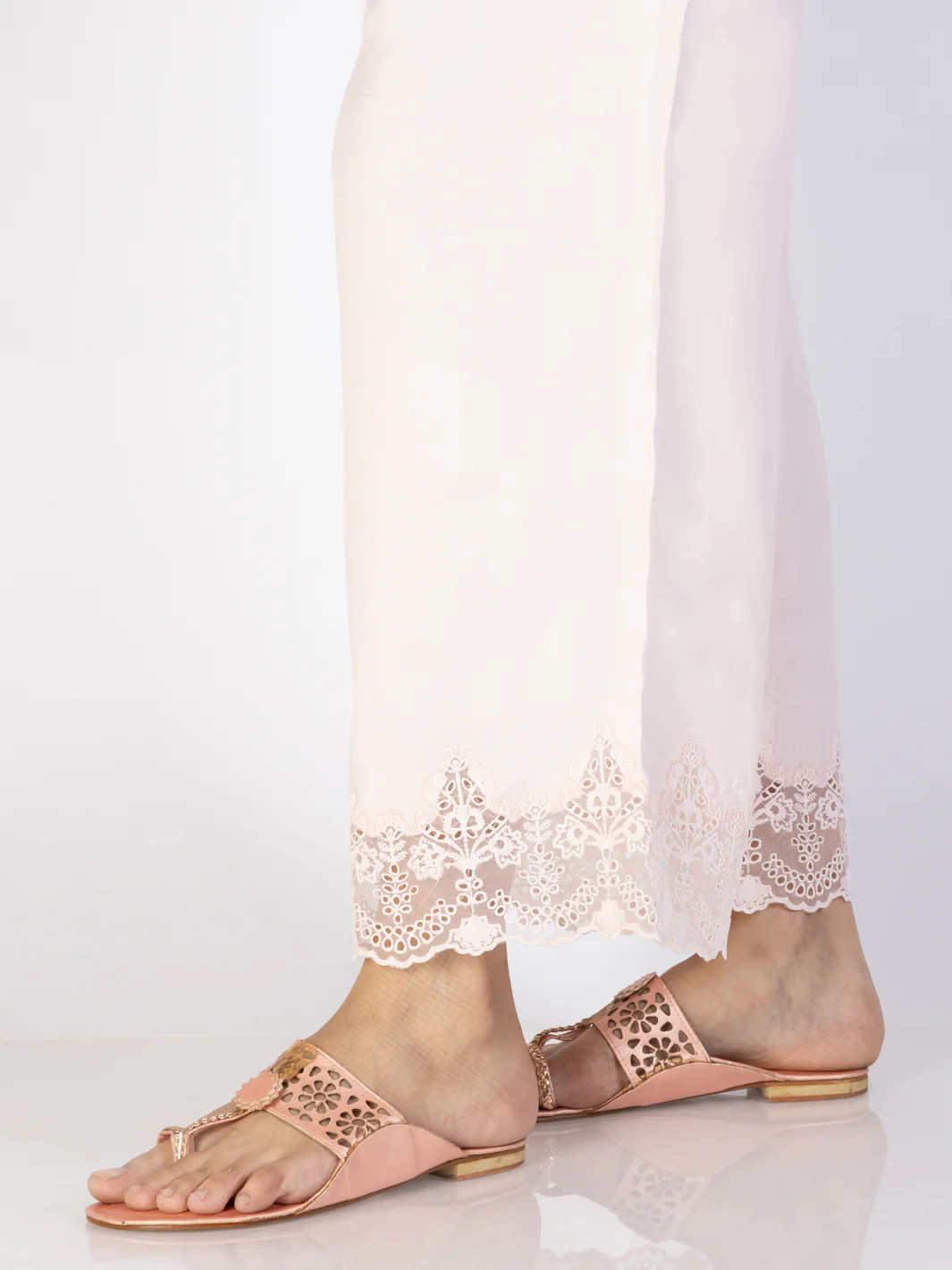 Pink Maple Silk Trousers - AL-T-695 - Image 3
