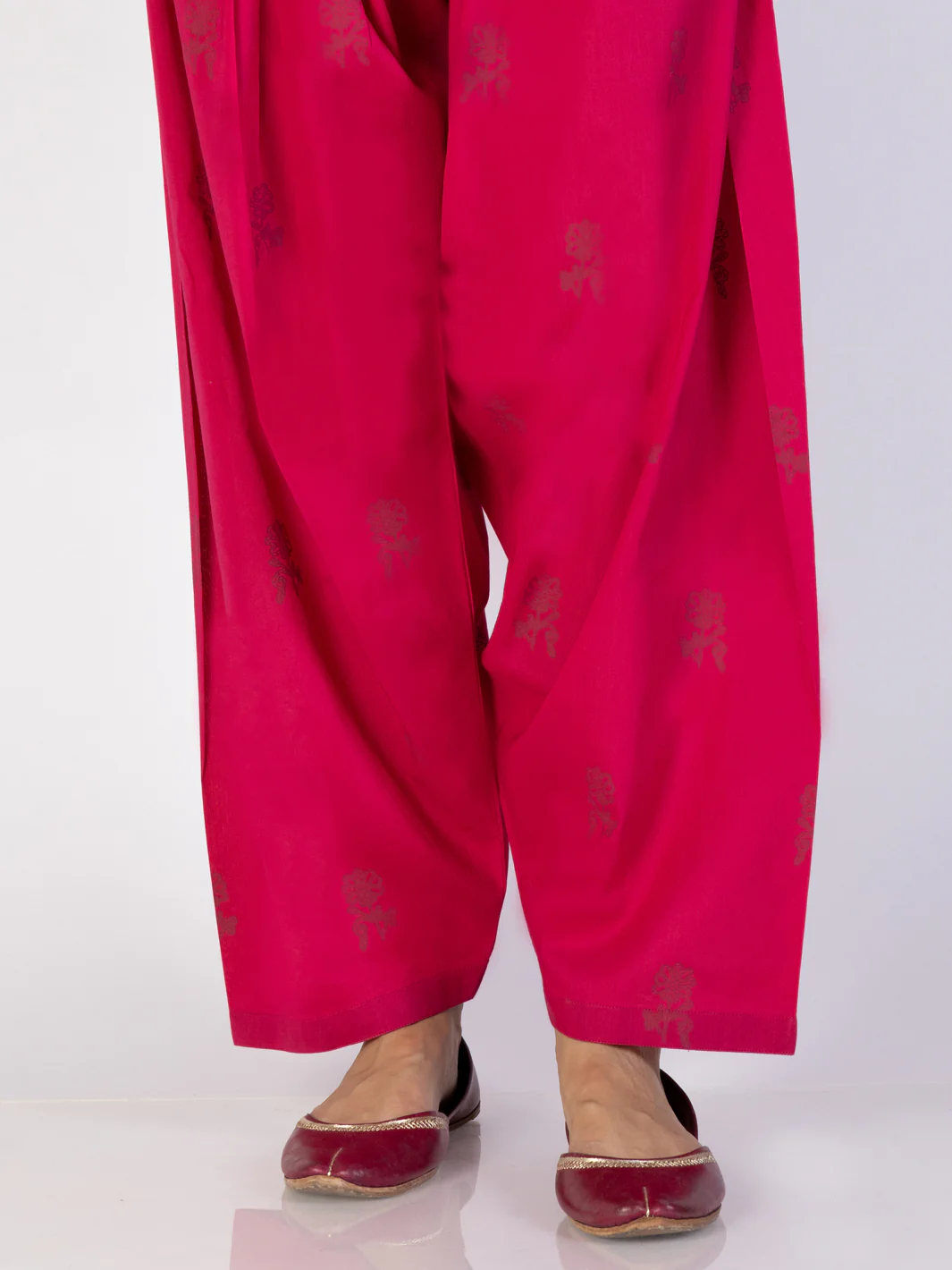 Fuchsia Cambric Trousers - AL-T-706 - Image 2