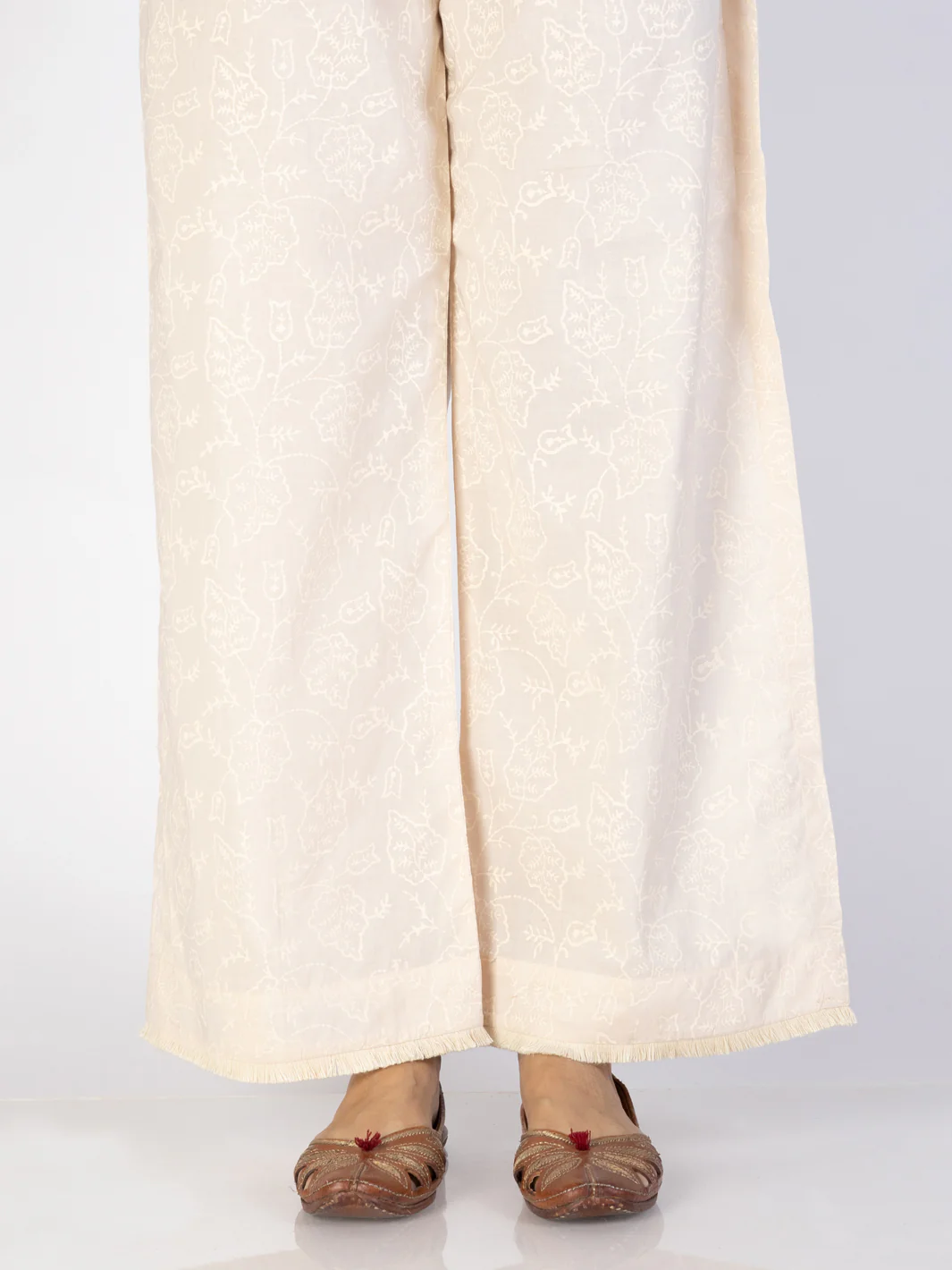 Cream Cambric Trousers - AL-T-712