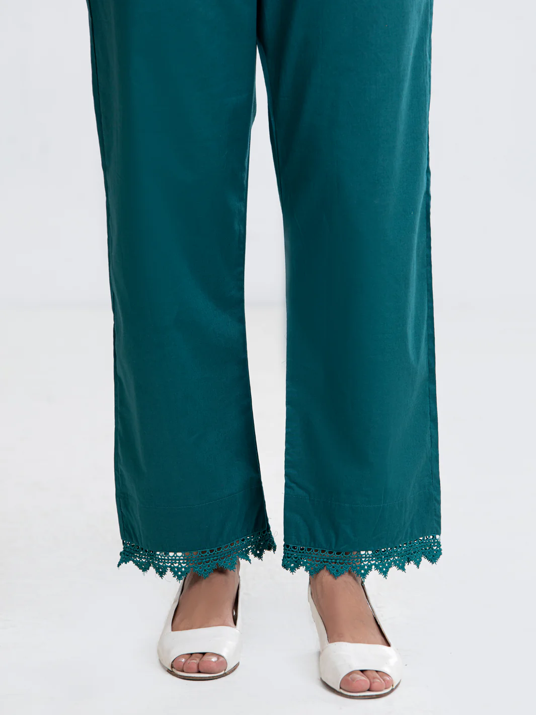 Green Khaddar Trousers - AL-T-652 - Image 2