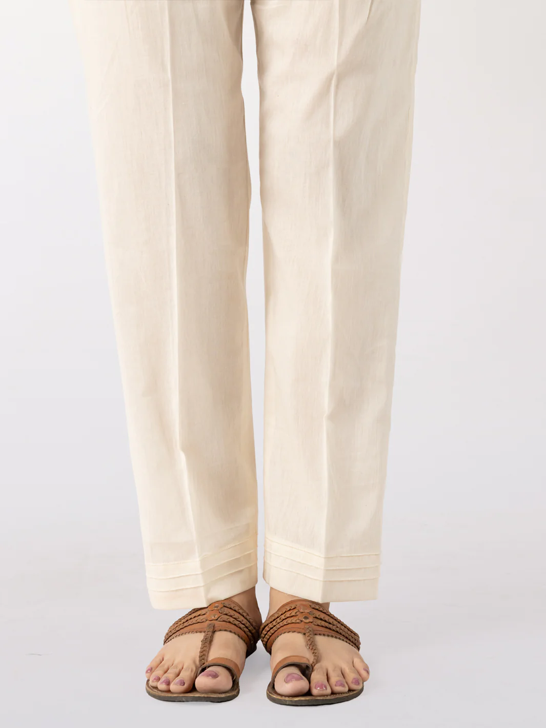 Off White Trousers - AL-T-775 - Image 2