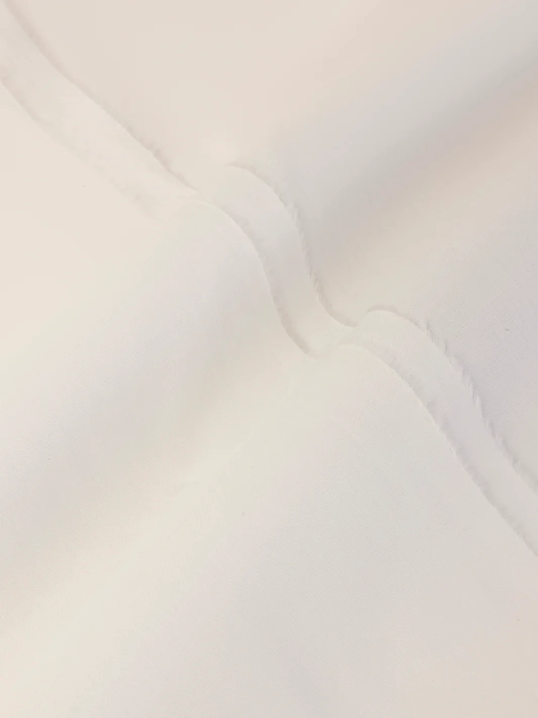 Cream Cotton Unstitched Fabric - AL-UN-MRJ-6177