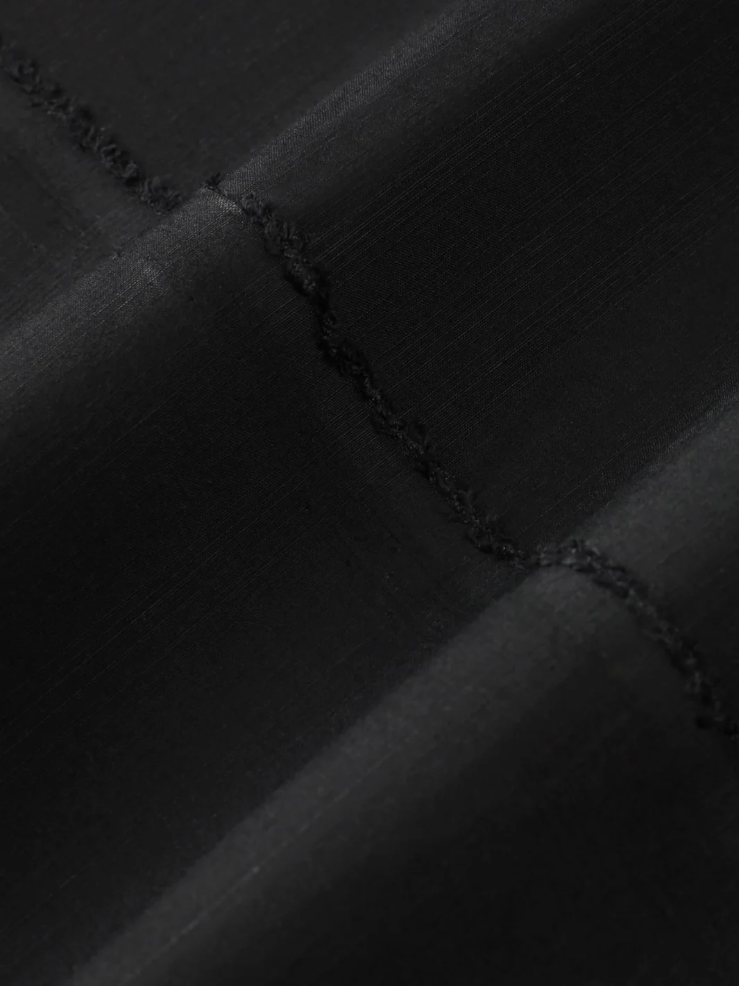 Black Blended Unstitched Fabric - AL-UN-NZM-6193