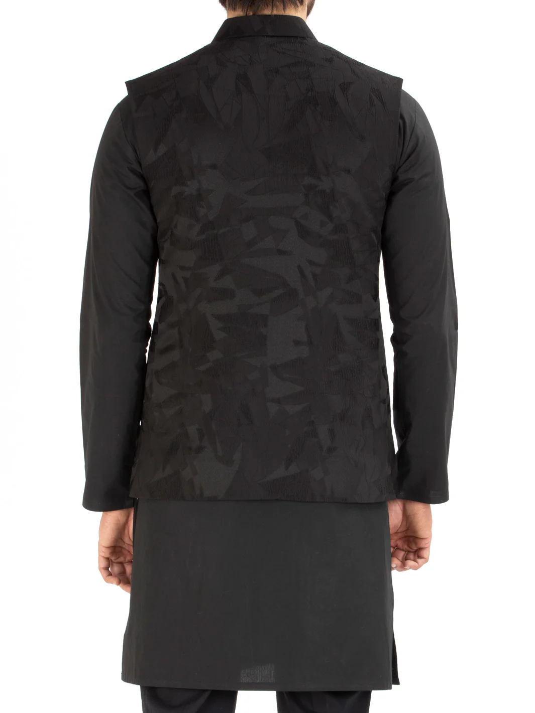 Black Blended Waistcoat - AL-WC-297 - Image 3
