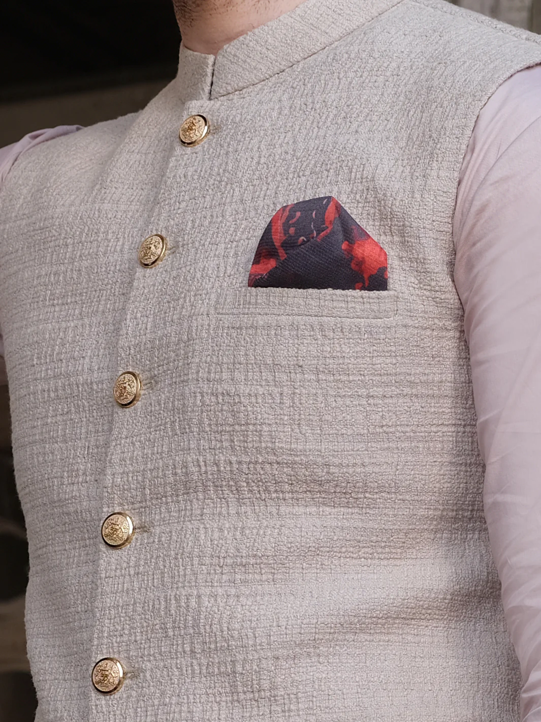 Fawn Waistcoat - AL-WC-321 - Image 2