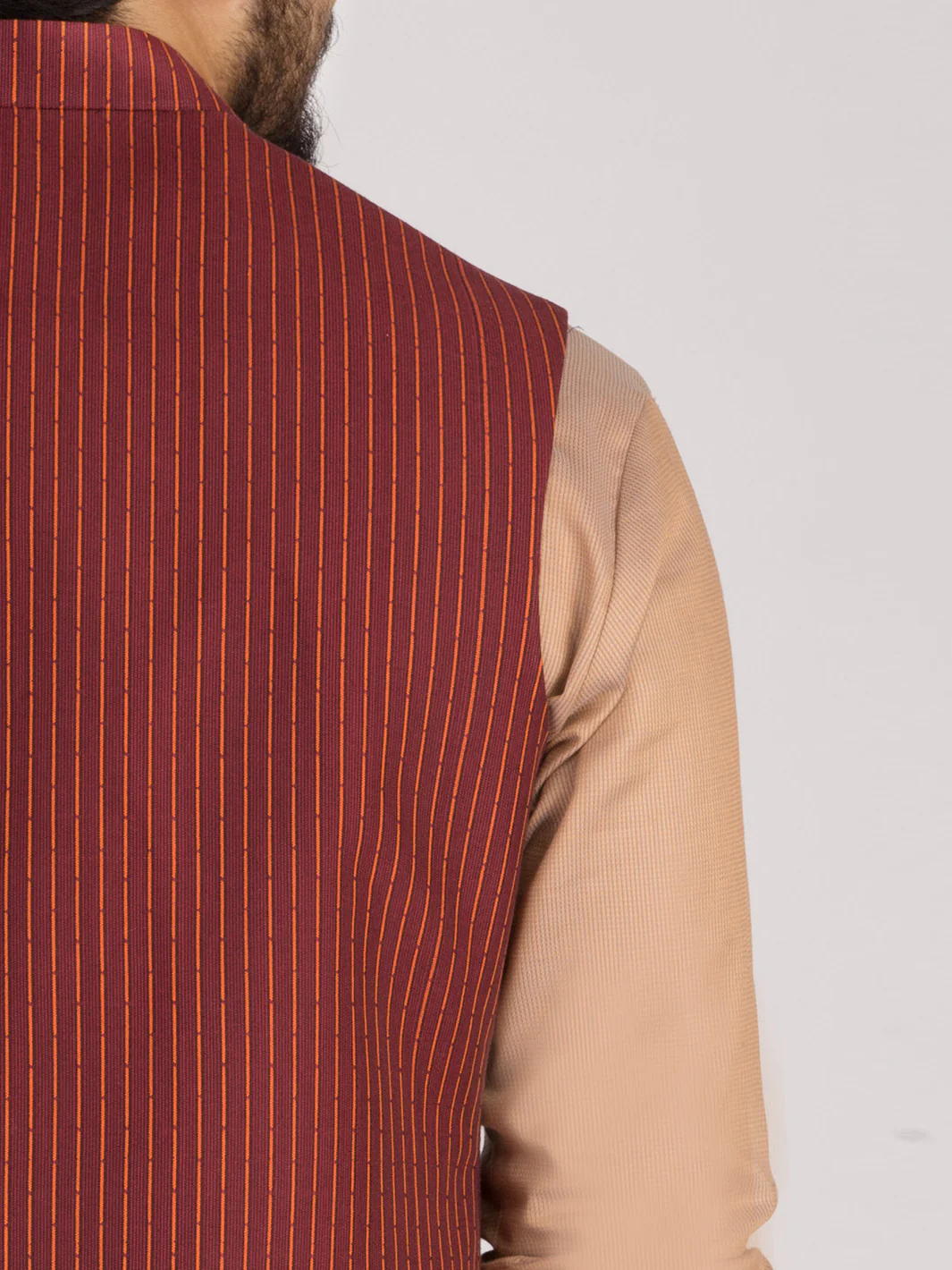 Red Suiting Waistcoat - AL-WC-330 - Image 3