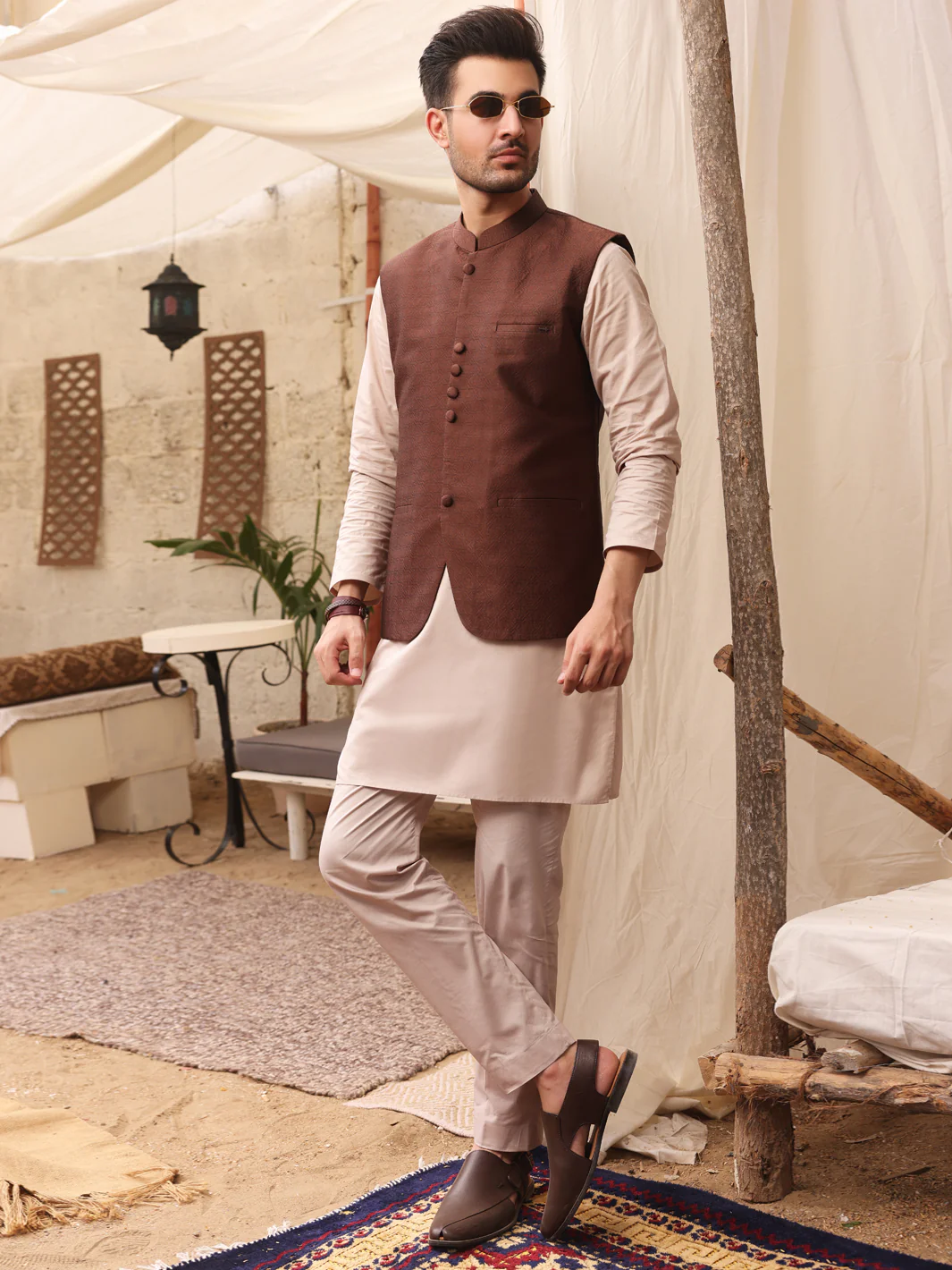 Brown Suiting Waistcoat - AL-WC-372