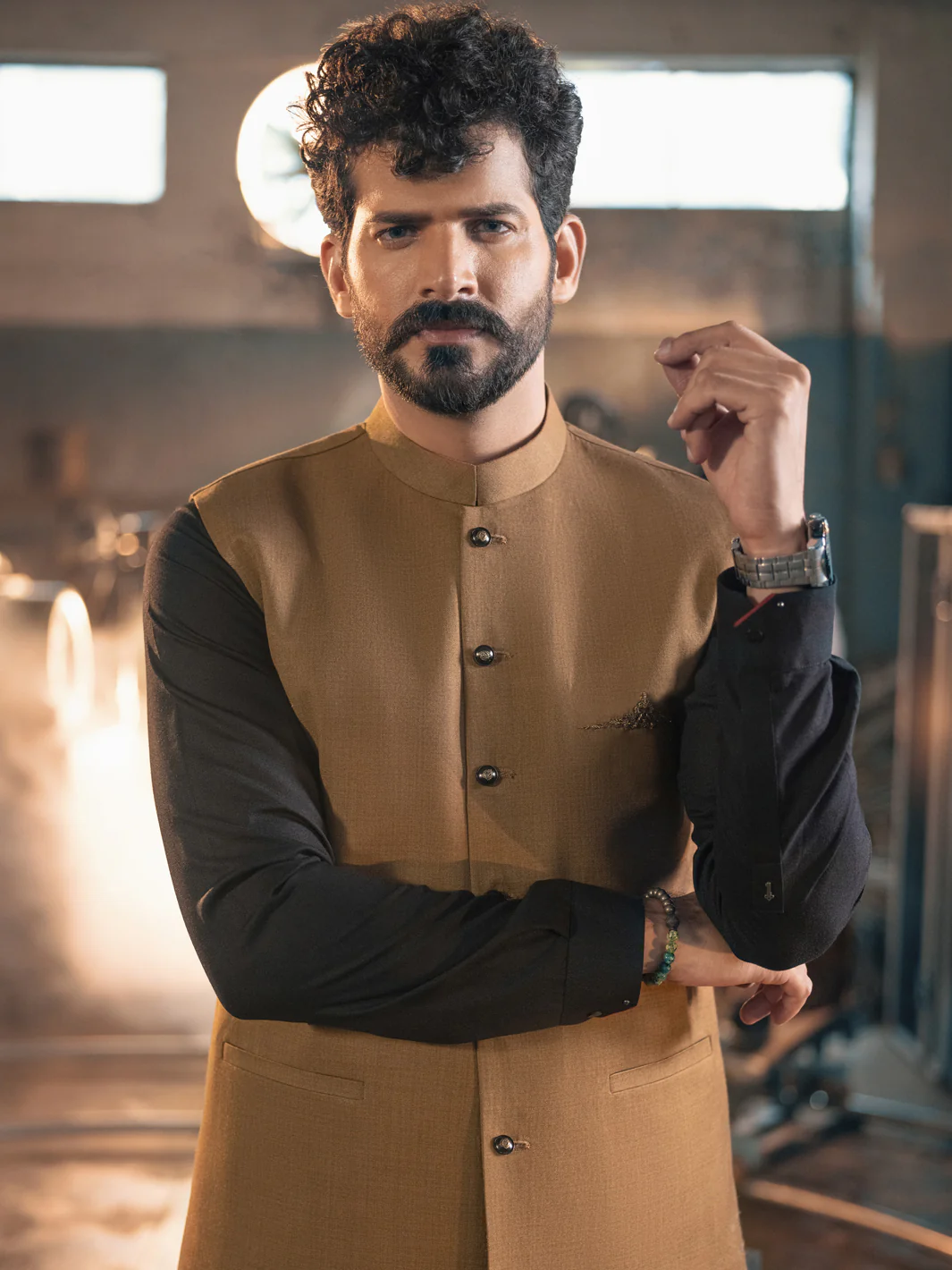 Brown Blended Waistcoat - AL-WC-383 - Image 2