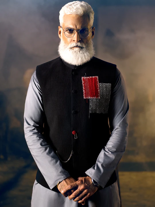 Black Blended Waistcoat - AL-WC-414 - Image 6