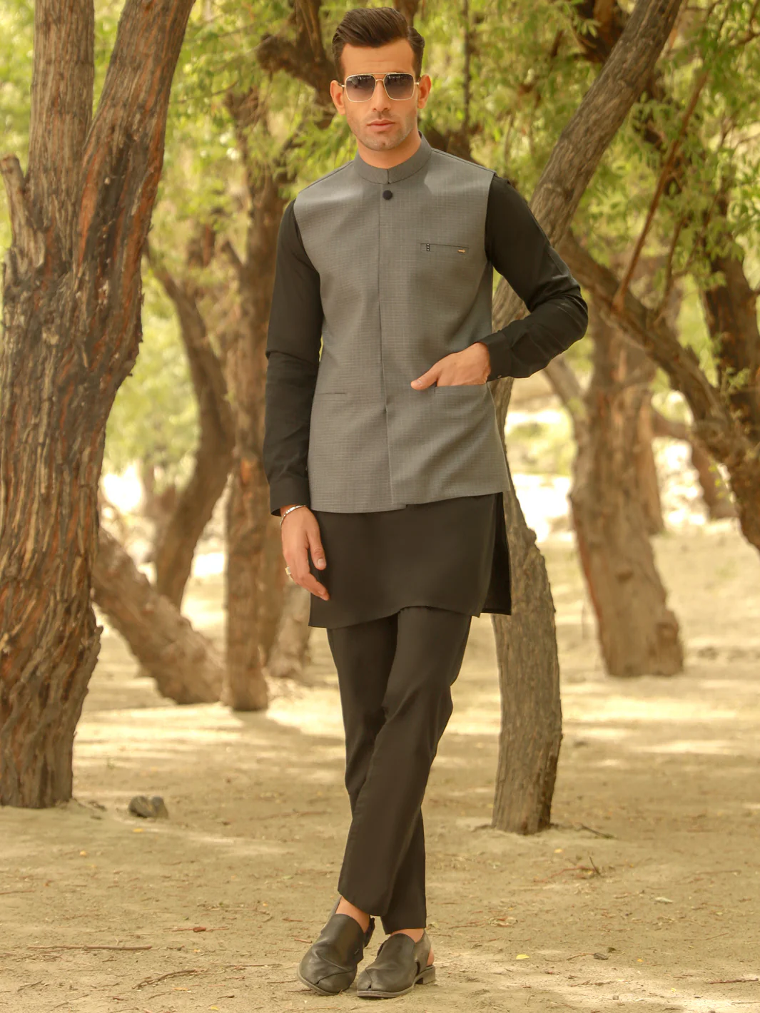 Grey Waistcoat - AL-WC-431
