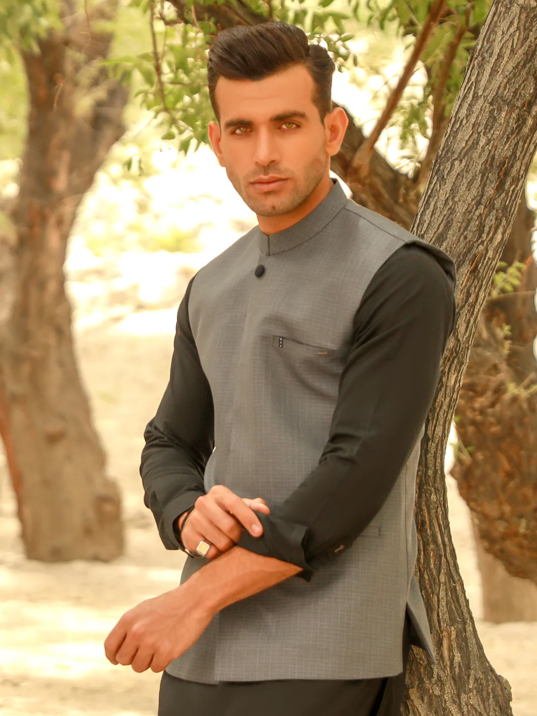 Grey Waistcoat - AL-WC-431 - Image 3