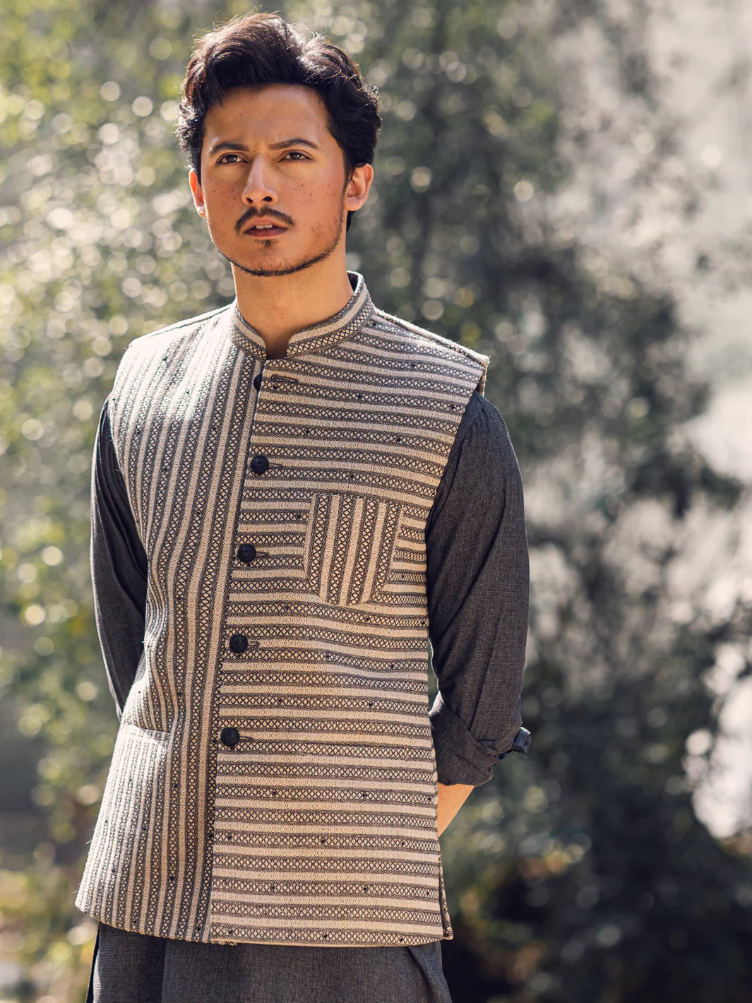 Grey Waistcoat - AL-WC-518 - Image 2