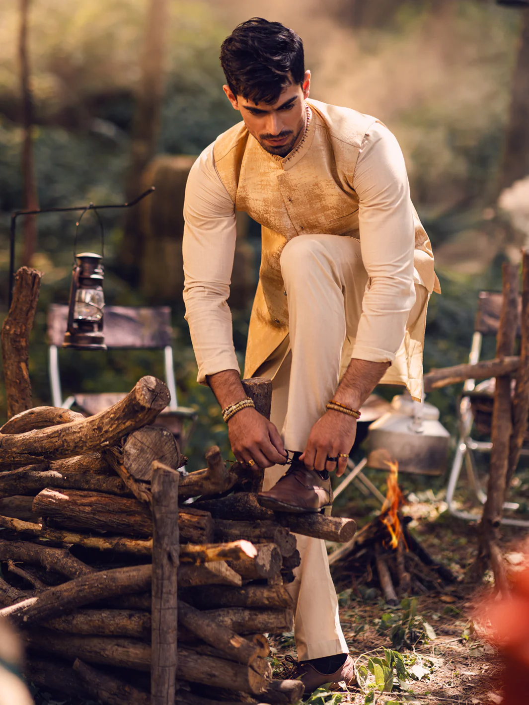 Dull Tan Waistcoat - AL-WC-520 - Image 3