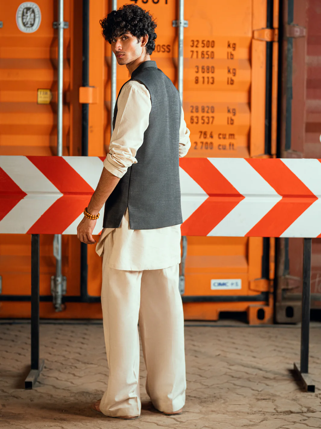 Charcoal Grey Waistcoat - AL-WC-597 - Image 3