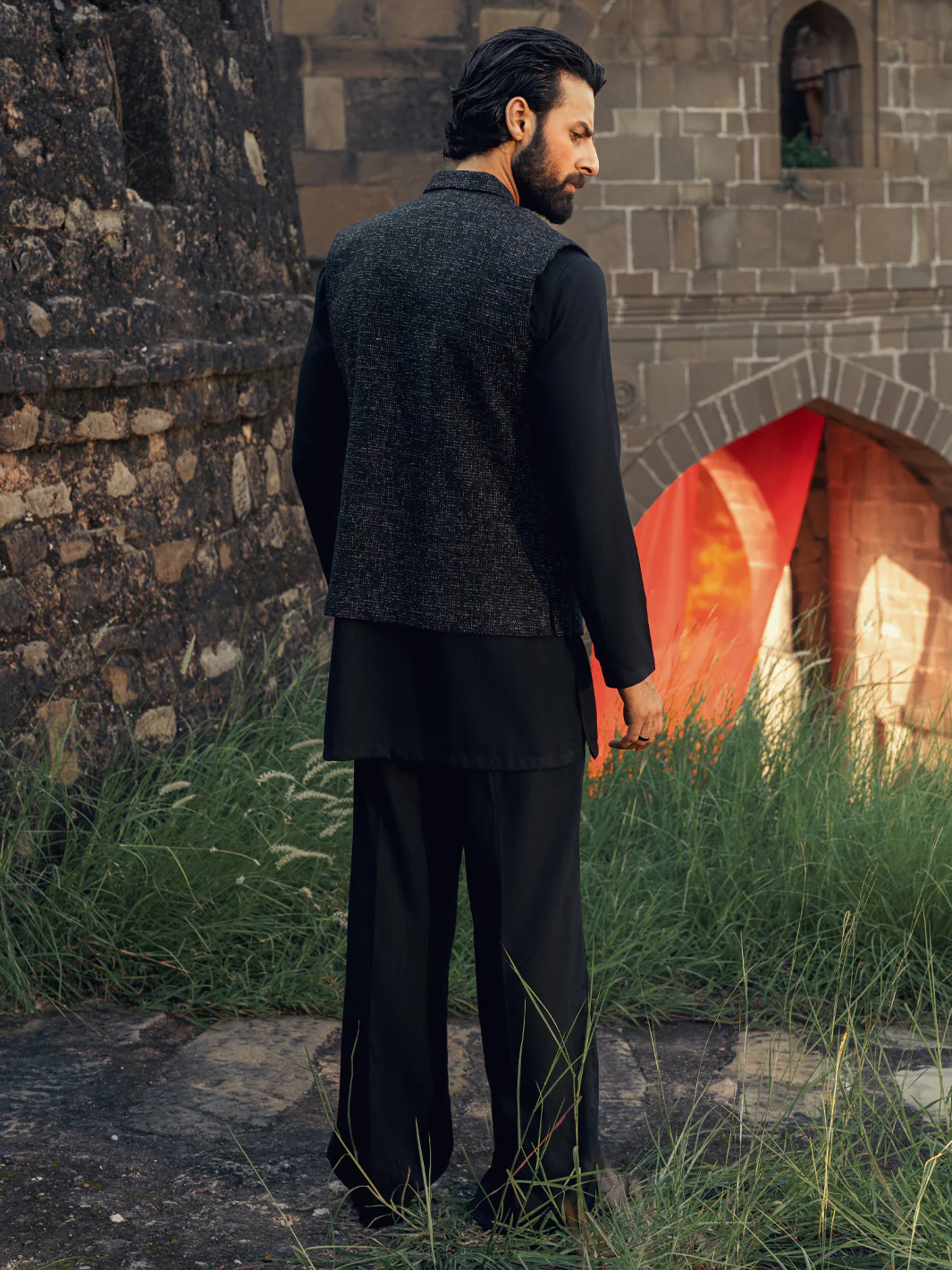 Black Waistcoat - AL-WC-599 - Image 6