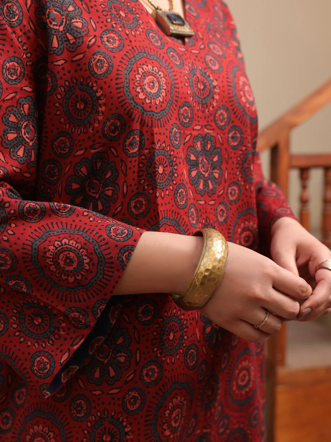 Maroon 2Pc Stitched - ALCR-2PS-LKS-1062 - Image 4