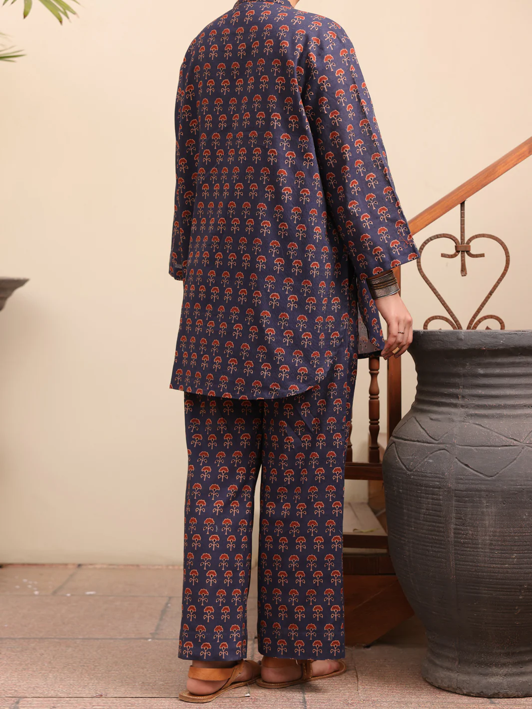 Blue 2Pc Stitched - ALCR-2PS-LKS-1063 - Image 2