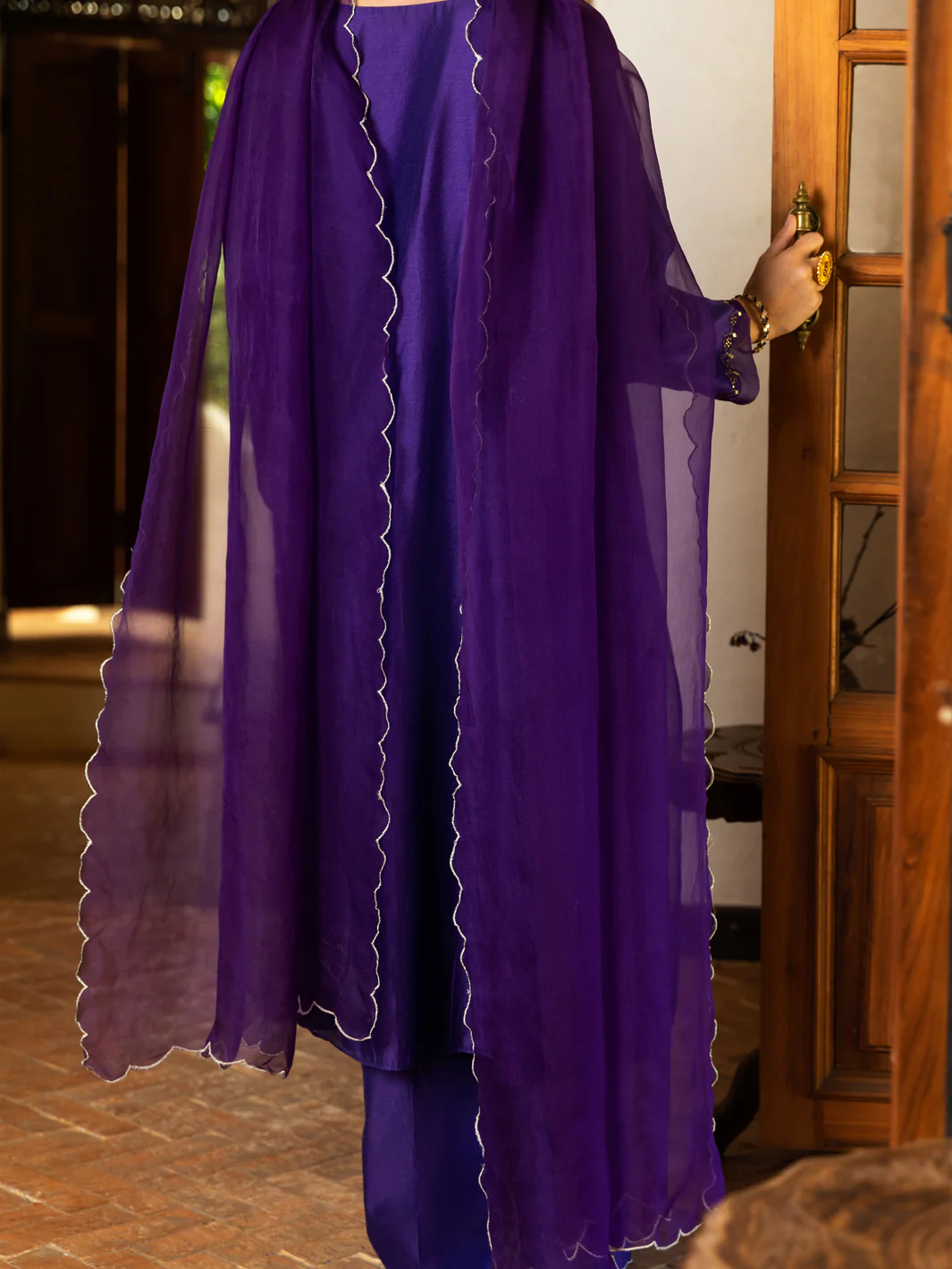 Purple 2Pc Stitched - ALCR-2PS-LKS-1072 - Image 2