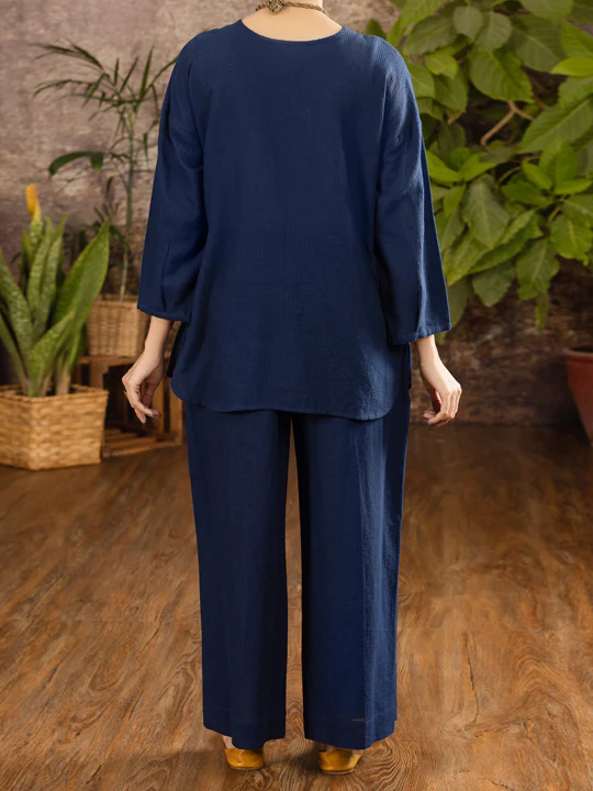 Blue 2Pc Stitched - ALCR-2PS-LKS-1099 - Image 2