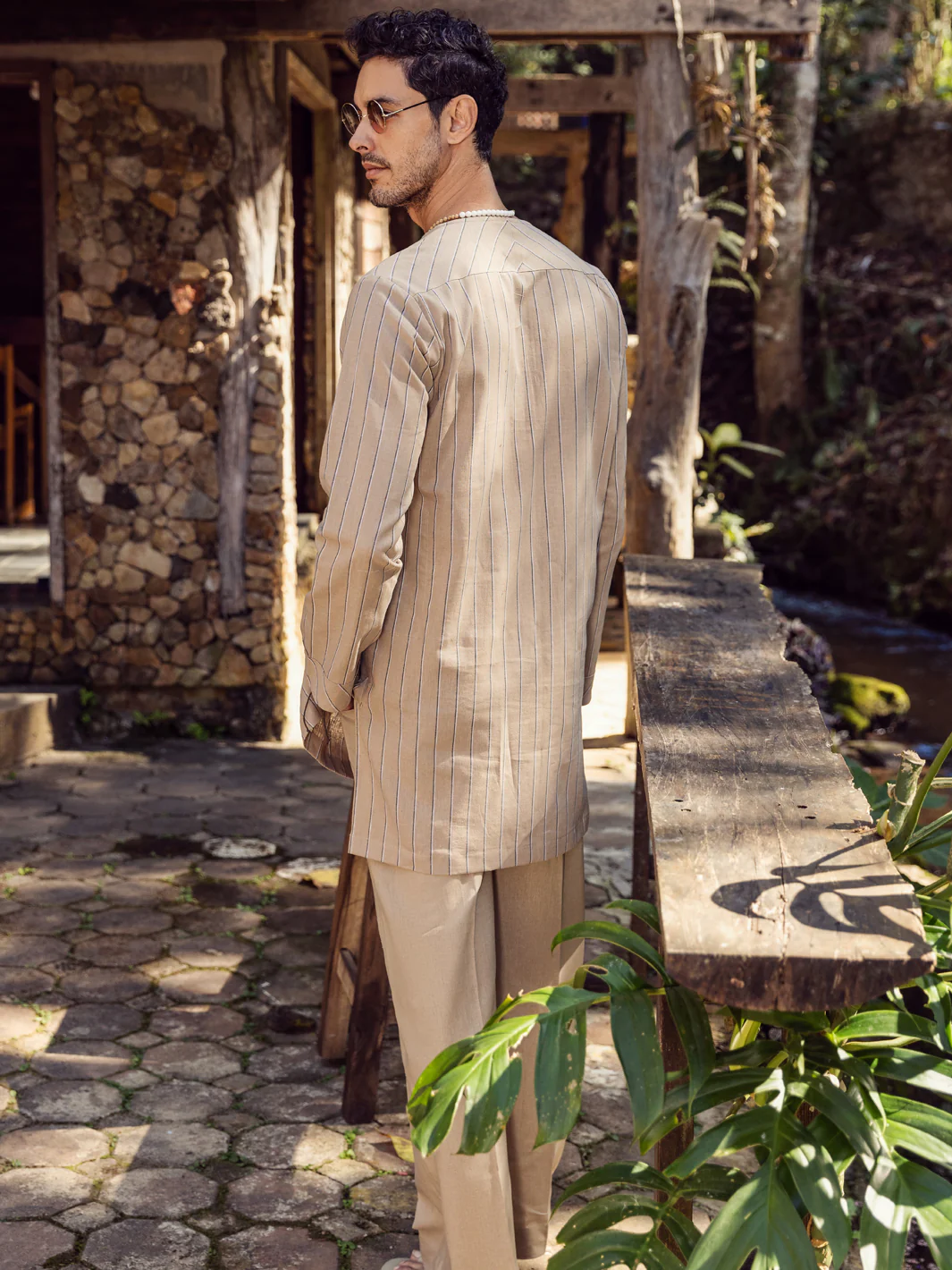 Brown Kurta - ALCR-K-045 - Image 3