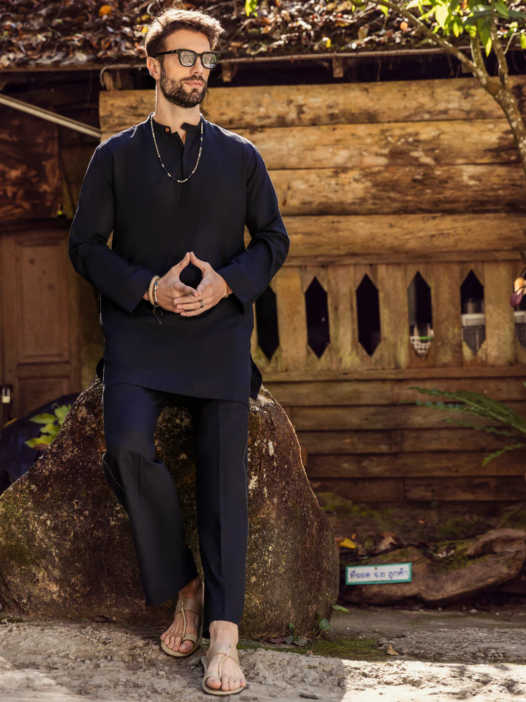 Black Kurta Trousers - ALCR-KT-005