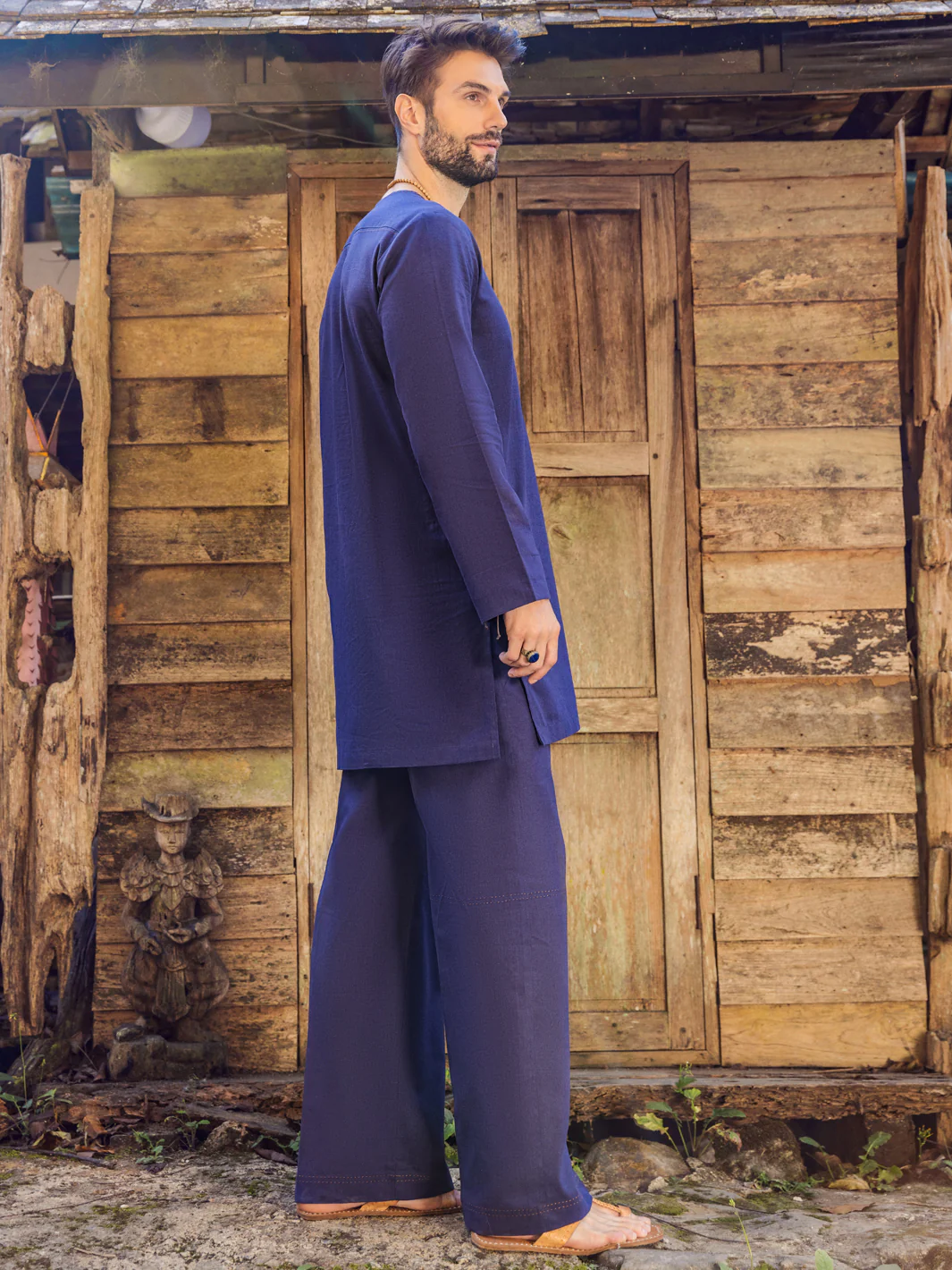 Dark Purple Kurta Trousers - ALCR-KT-006 - Image 5
