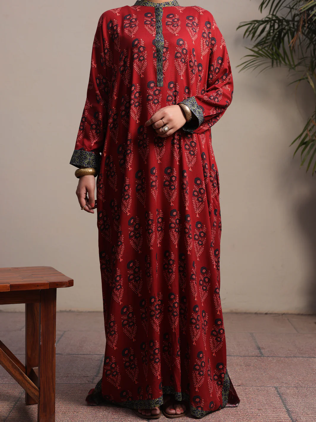 Maroon Kurti - ALCR-LK-1058