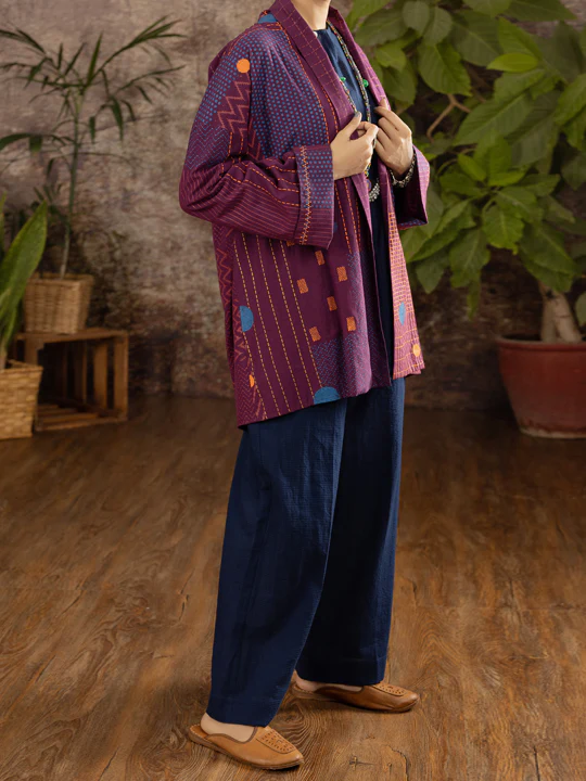Magenta Kurti - ALCR-LK-1094 - Image 3