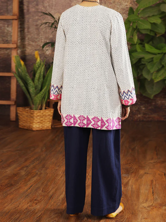 Off White Kurti - ALCR-LK-1095 - Image 2