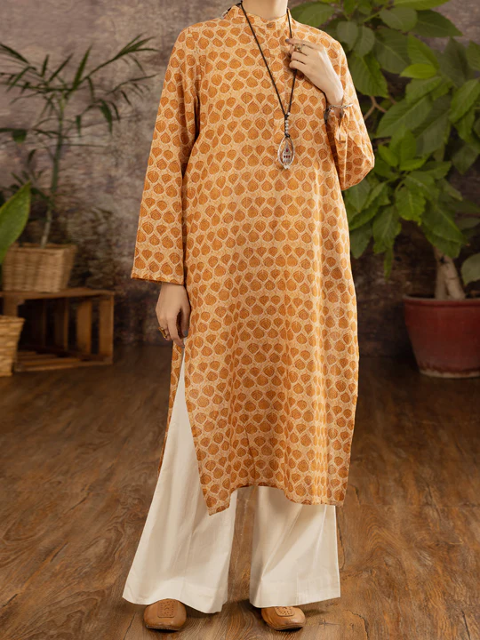 Mustard Kurti - ALCR-LK-1105