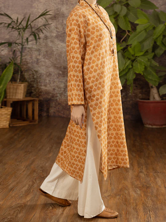 Mustard Kurti - ALCR-LK-1105 - Image 2