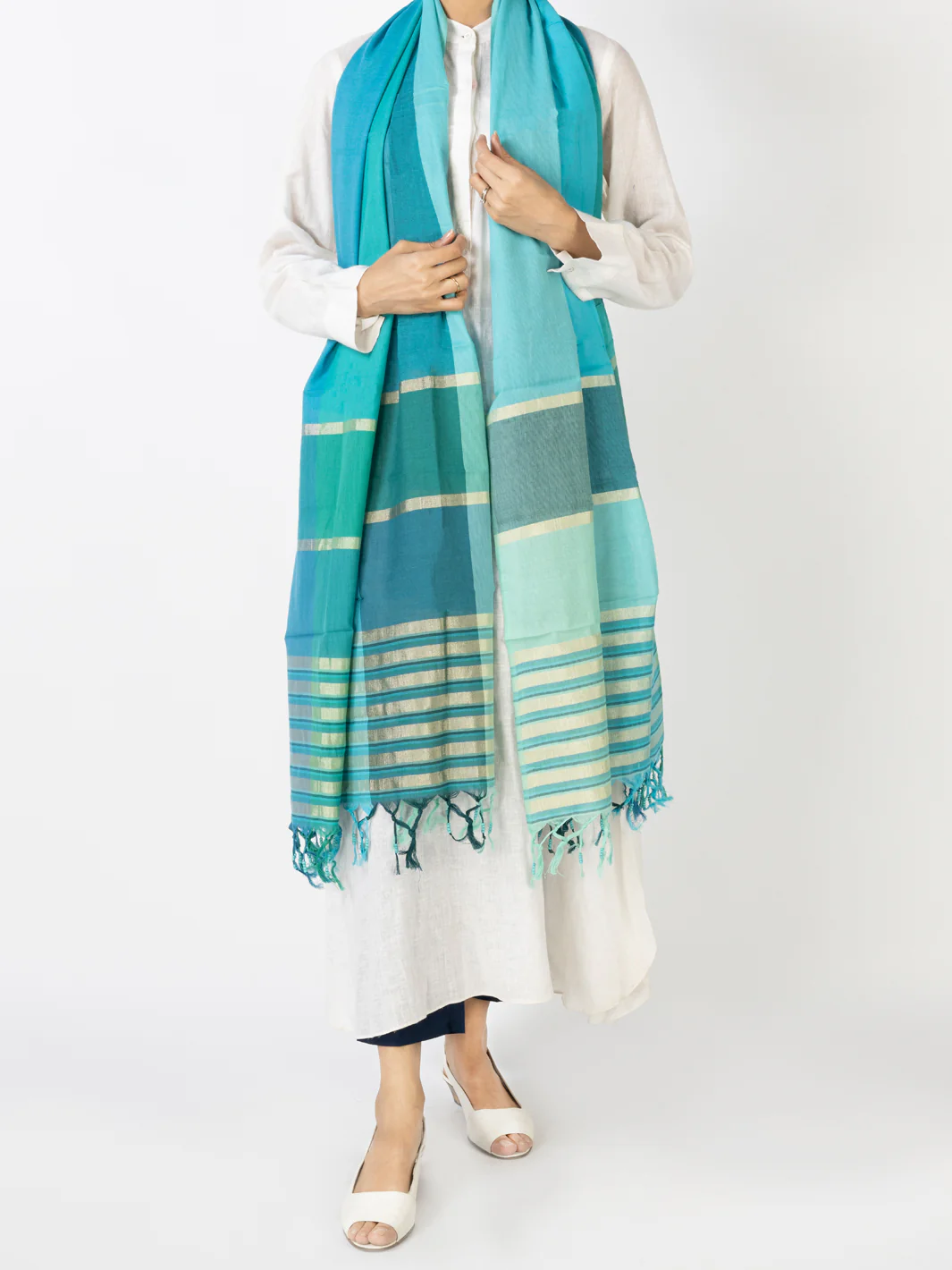 Teal Stole - ALCR-ST-1054