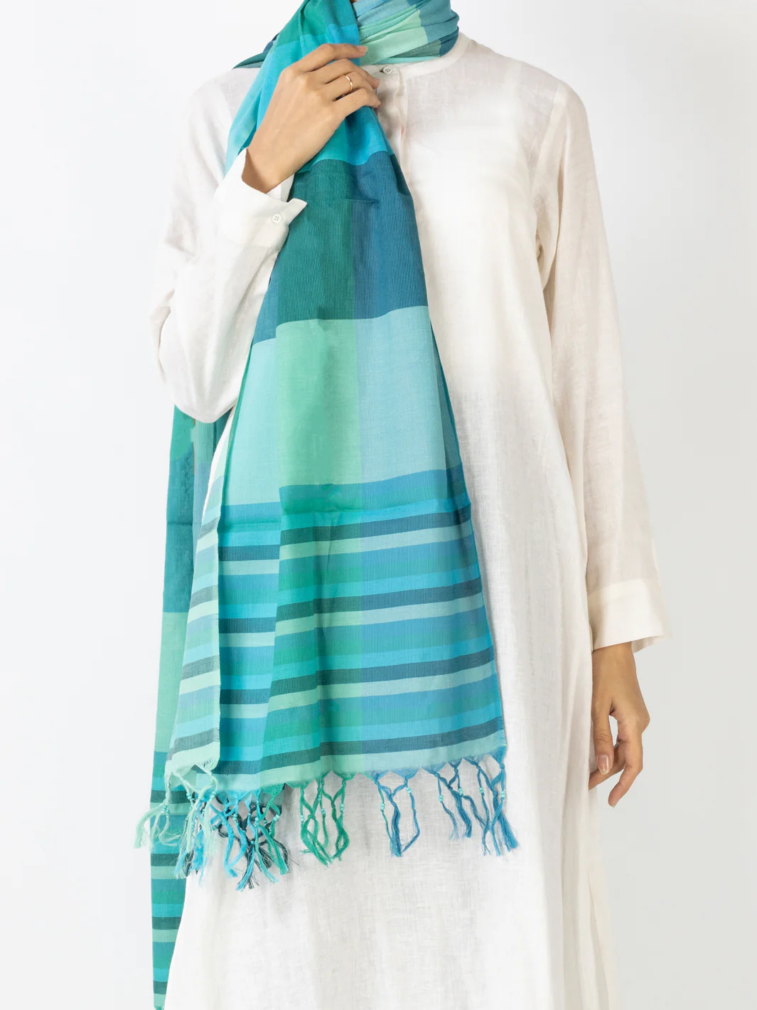 Teal Stole - ALCR-ST-1055 - Image 2