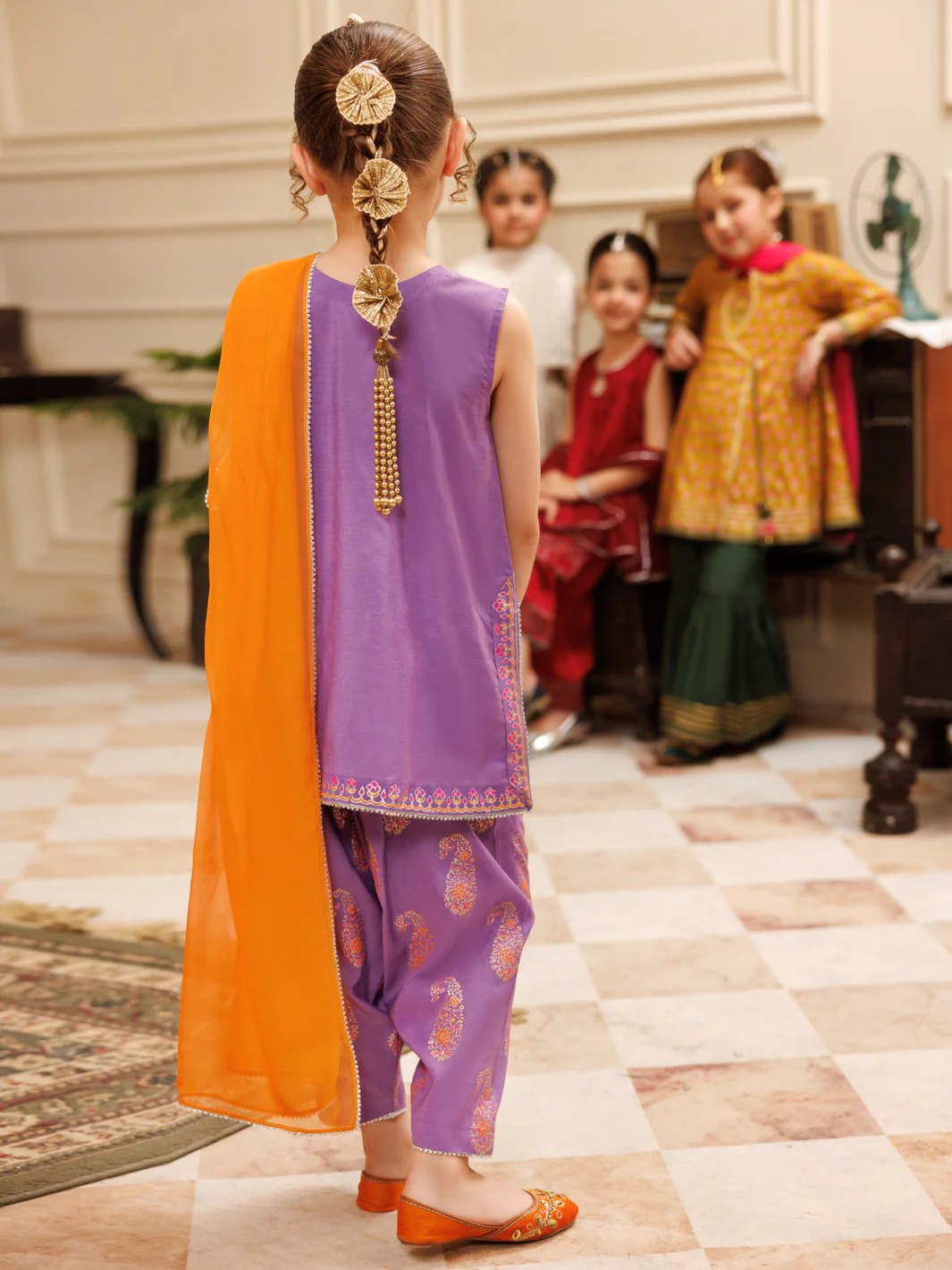 Light Purple Cambric 3Pc Stitched - ALGR-2PS-LS-026 - Image 3