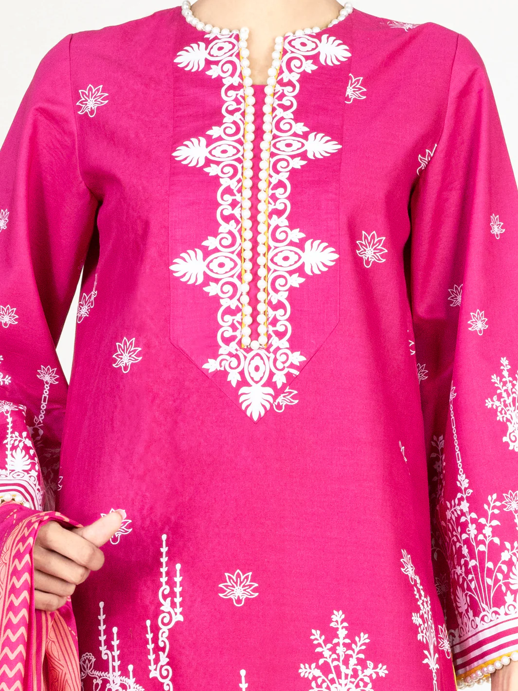 Pink Lawn 2Pc Unstitched - ALP-2PS-1451B - Image 4