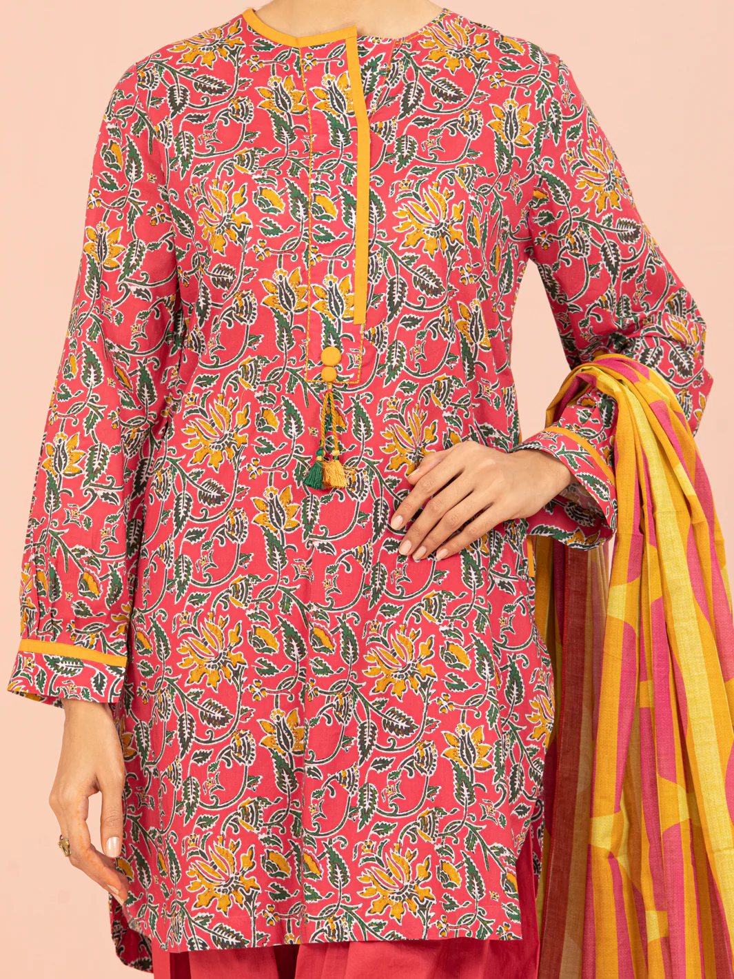 Pink Lawn 2Pc Unstitched - ALP-2PS-1560 - Image 4