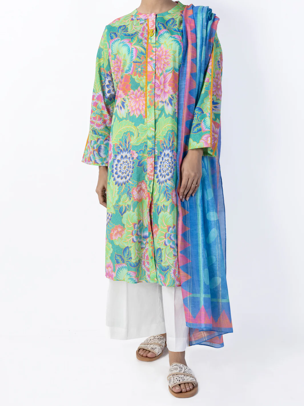 Green Lawn 2Pc Unstitched - ALP-2PS-1788