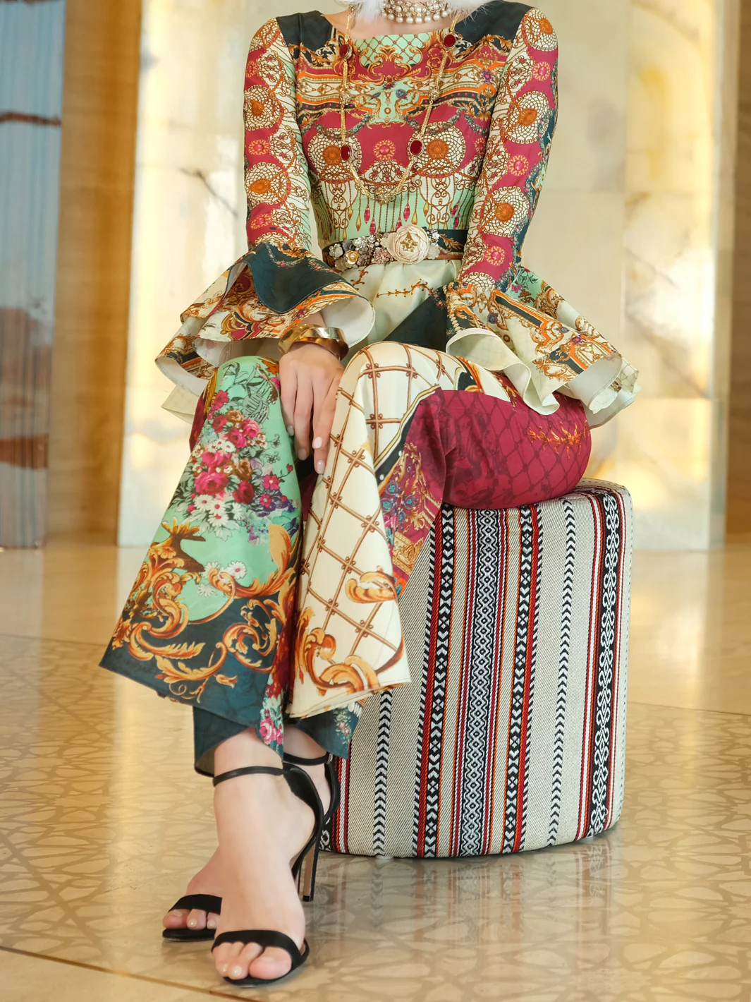 Ivory Lawn 2Pc Unstitched - ALP-2PS-914