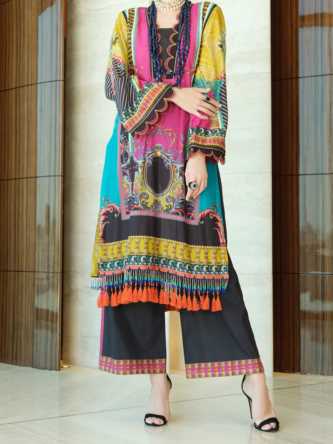 Magenta Lawn 2Pc Unstitched - ALP-2PS-918