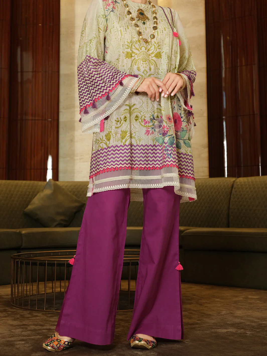 Ivory Lawn 2Pc Unstitched - ALP-2PS-919