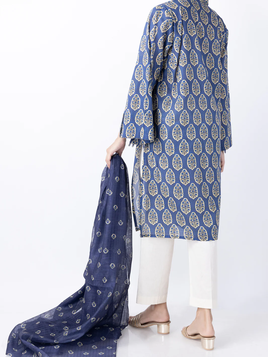Blue Lawn 2Pc Stitched - ALP-2PS-LKD-1744 - Image 2