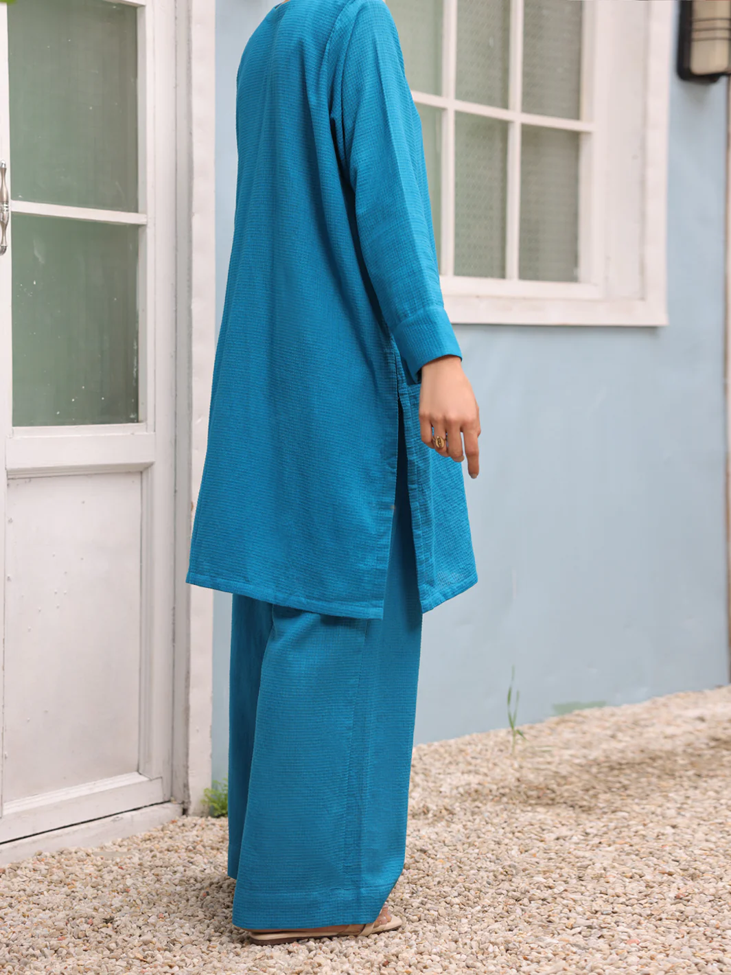 Blue 2Pc Stitched - ALP-2PS-LKS-1773 - Image 2