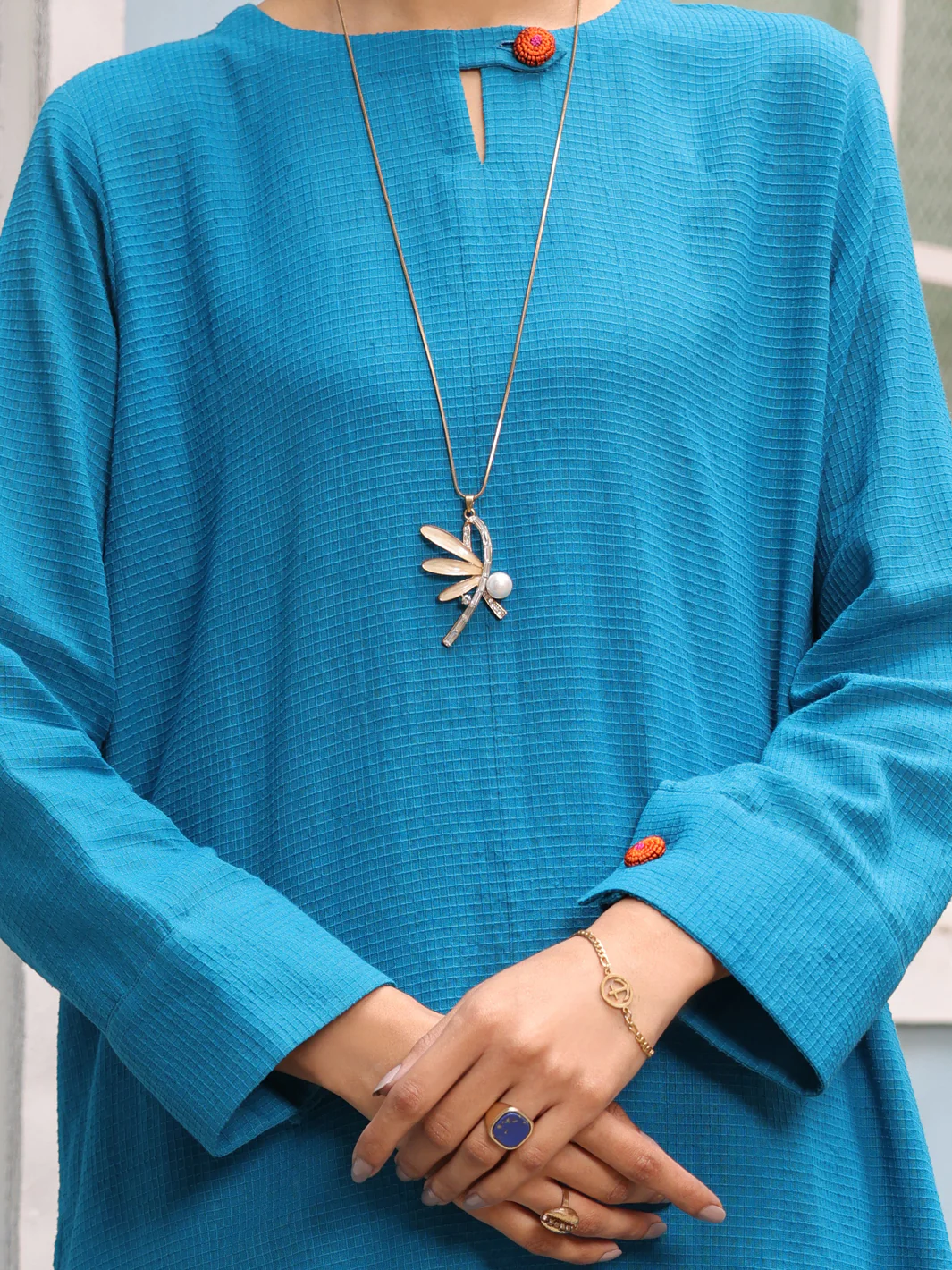 Blue 2Pc Stitched - ALP-2PS-LKS-1773 - Image 3