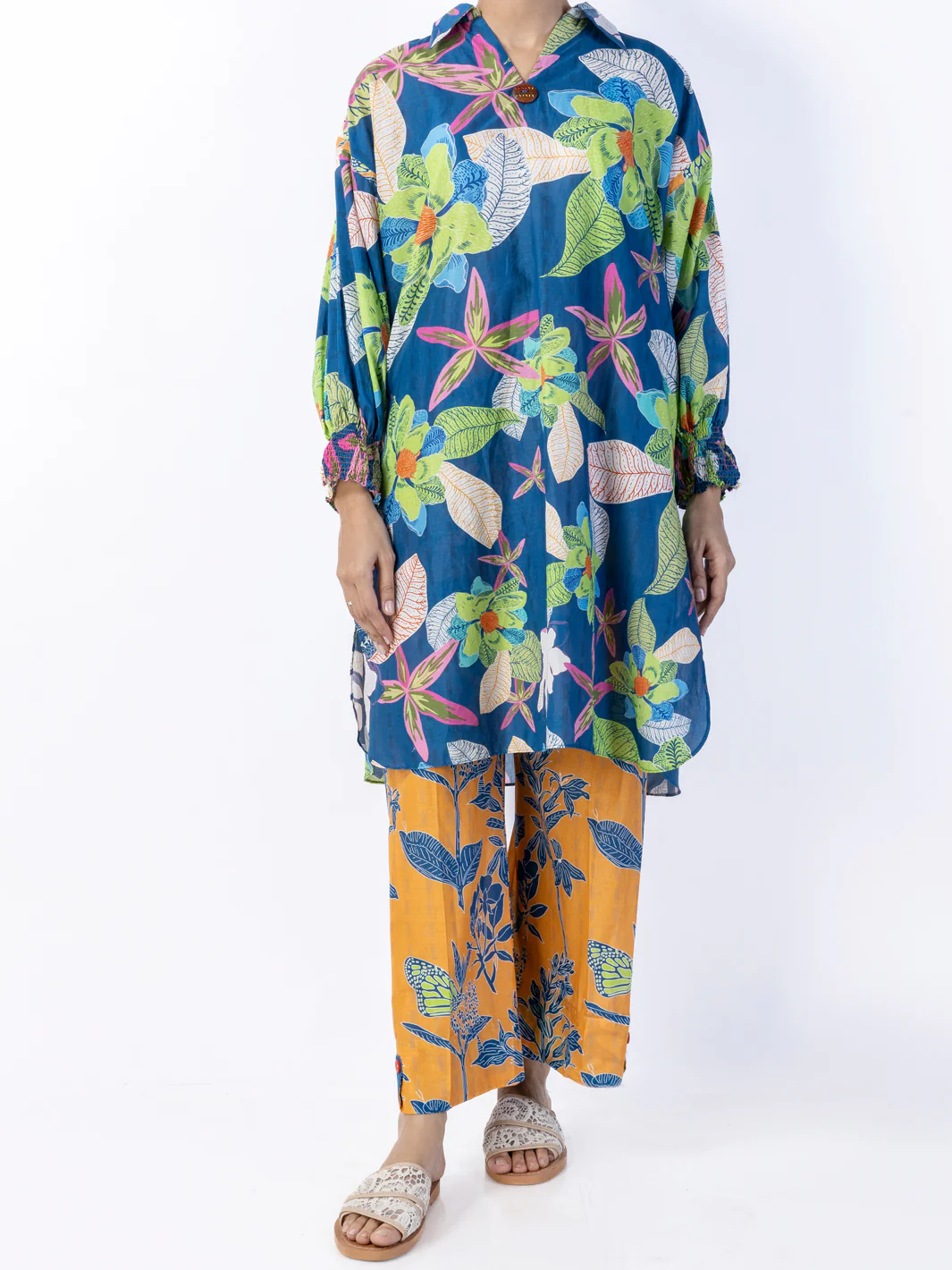 Multicolor Lawn 2Pc Stitched - ALP-2PS-LKS-1793