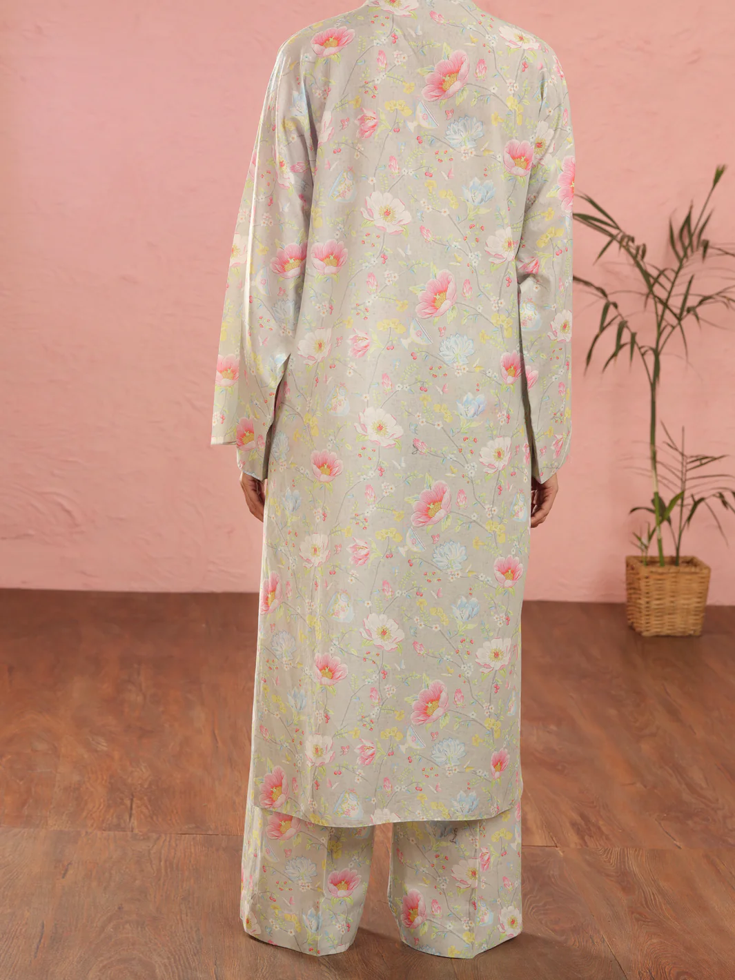 Pistachio Green Cambric 2Pc Stitched - ALP-2PS-LKS-1961 - Image 2