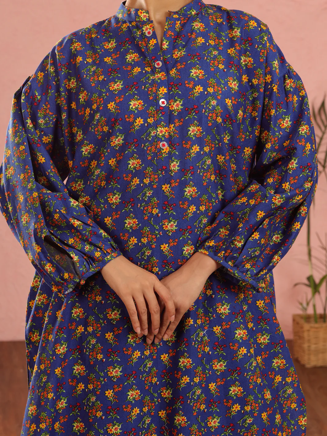 Blue Cambric 2Pc Stitched - ALP-2PS-LKS-1967 - Image 4