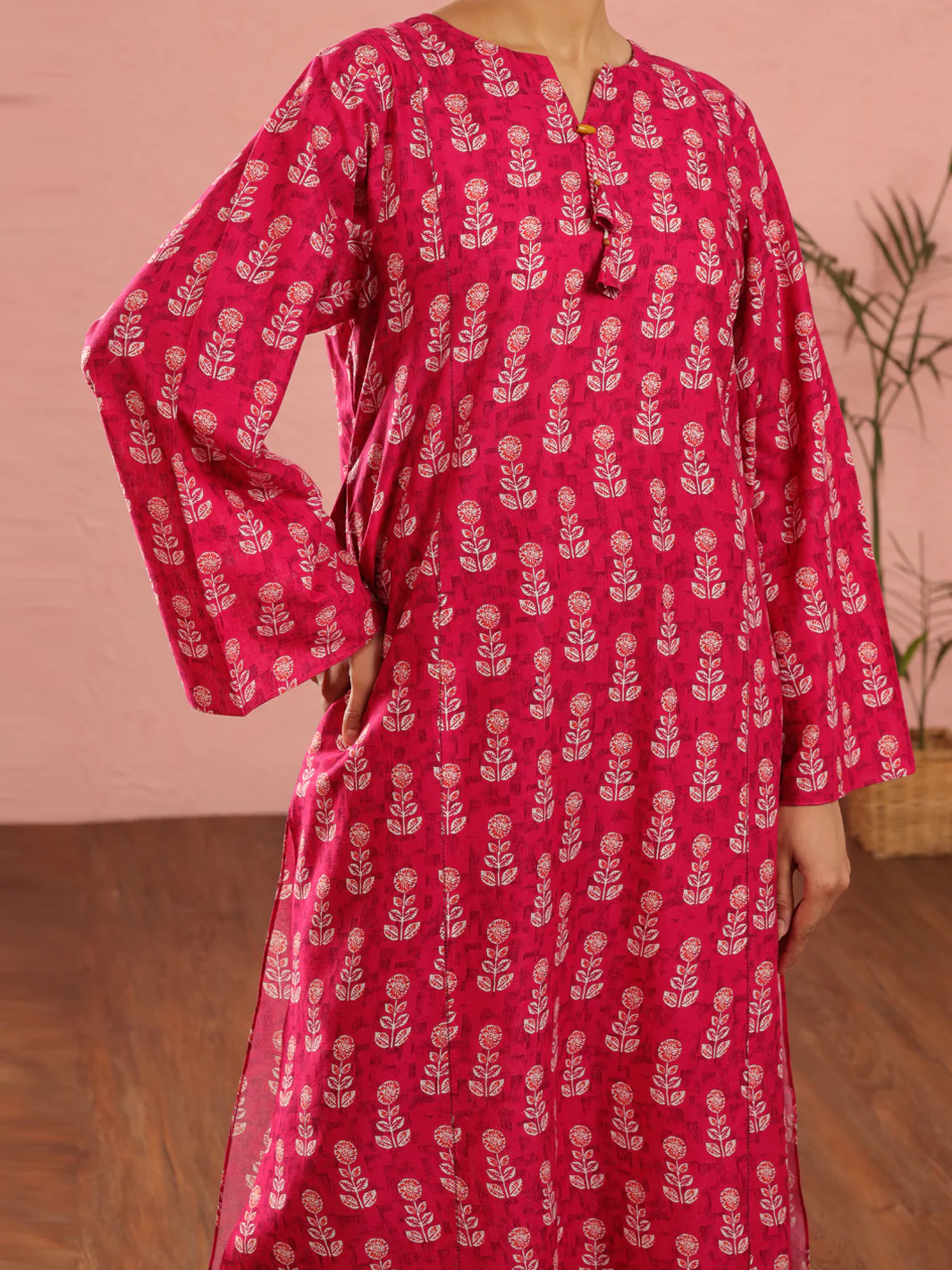 Pink Lawn 2Pc Stitched - ALP-2PS-LKS-1971 - Image 4