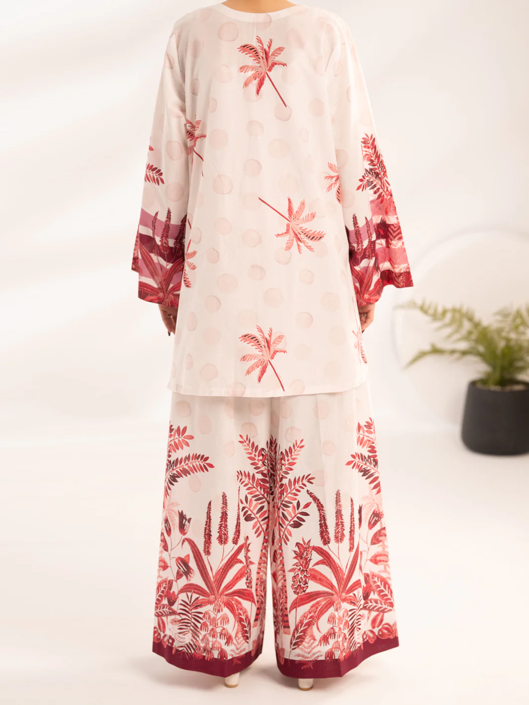 White Lawn 2Pc Stitched - ALP-2PS-LKS-2485 - Image 3